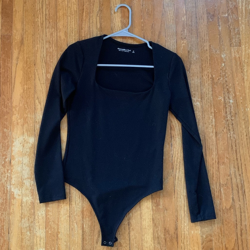 Abercrombie & Fitch black long sleeve bodysuit